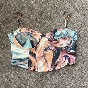 Kendall & kylie corset top